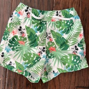 Mickie mouse swim trunks! 3T excellent condition